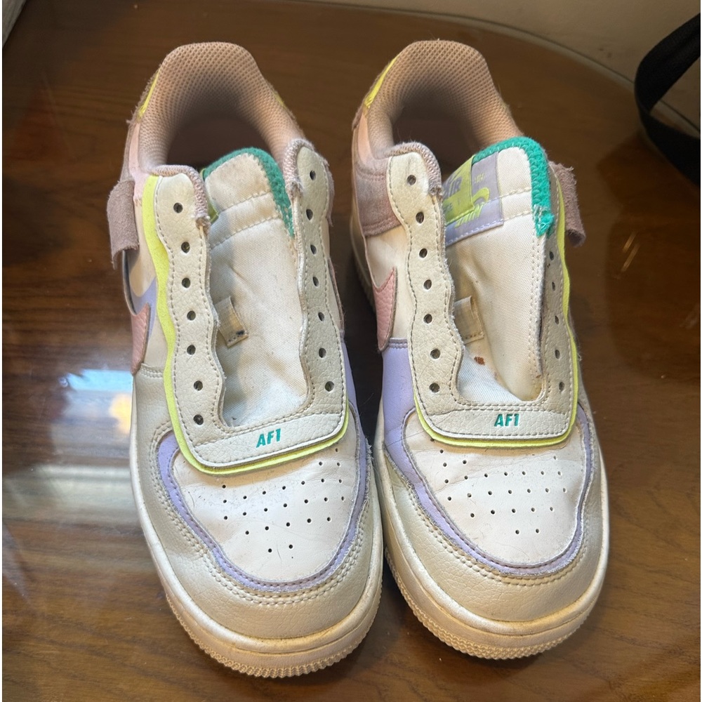 COPY - Women pastel Nike Air Force ones 9.5 gently used
